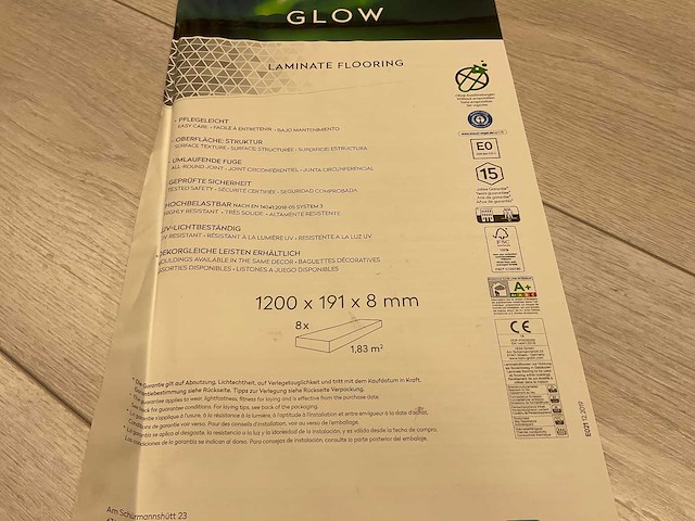 95,1m² purity glow acacia grijs laminaatvloer - afbeelding 3 van  3