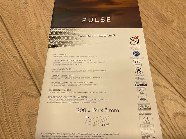 95,1m² purity pulse eiken loft laminaatvloer - afbeelding 1 van  4