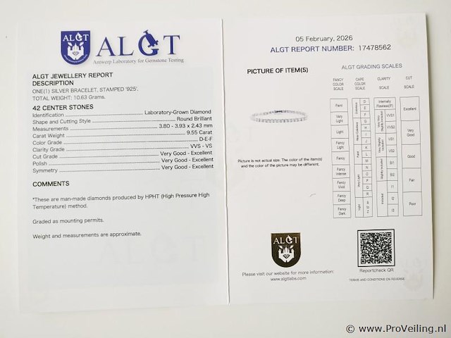 9.55ct bracelet - afbeelding 7 van  7