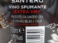 958 santero vino spumante - 750 ml - winkelverkoopprijs € 7.95 - afbeelding 3 van  3