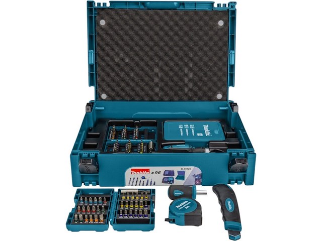 96-dlg bit/schroef/boor accessoires set makita, b49725 - afbeelding 1 van  3
