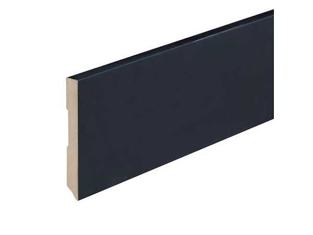 96 meter mdf luxe muur plinten 2400 x 58 x 12 mm - afbeelding 1 van  3