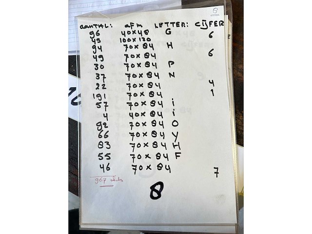 967 signaalvlaggen box 8 - afbeelding 2 van  2
