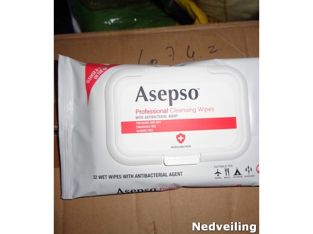 96x asepo cleansing wipes - afbeelding 3 van  3