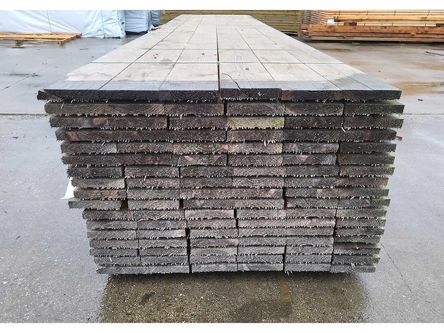 96x douglas steigerplanken 32x200 mm, lengte 600cm - afbeelding 3 van  7