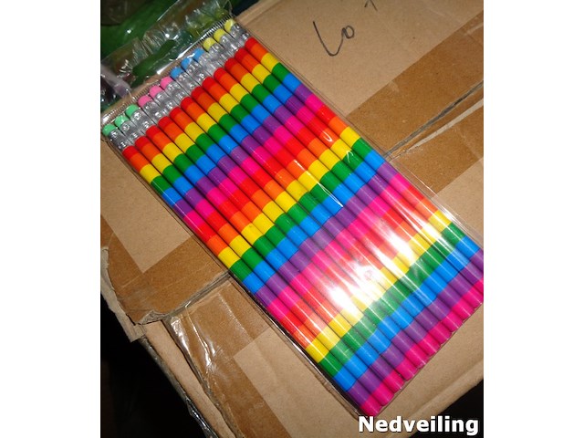 96x potlood regenboog - afbeelding 2 van  3