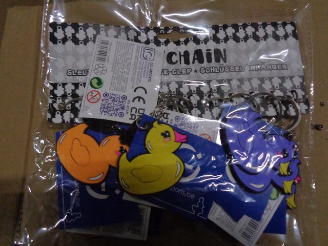 96x sleutelhanger eend - afbeelding 1 van  3