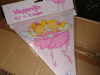 96x vlaggenlijn ballarina 4,2mtr 12 vlaggen - afbeelding 3 van  3