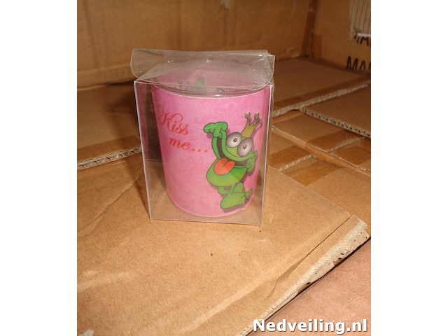 96x waxinelicht glaasje kikker - afbeelding 2 van  3