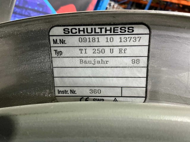 98 schulthess ti 250u industriële droger 10kg - afbeelding 7 van  8