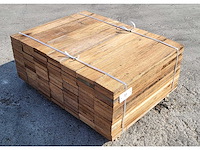 98 x guyana teak planken 25 x 140mm , lengte 75 cm - afbeelding 2 van  4
