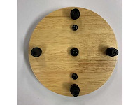 (98x) plafondkap - hout 4 aansluitingen - 15 cm - afbeelding 1 van  1