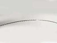 9kt witgoud diamant gesneden ketting - afbeelding 8 van  12