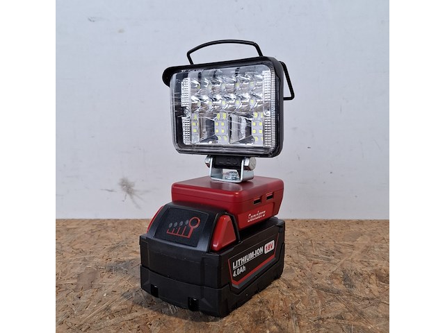 9x accu gereedschap rood - afbeelding 3 van  22