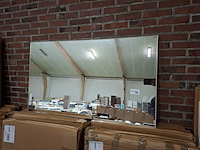 9x badkamerspiegel impero 120, mat wit - afbeelding 2 van  5