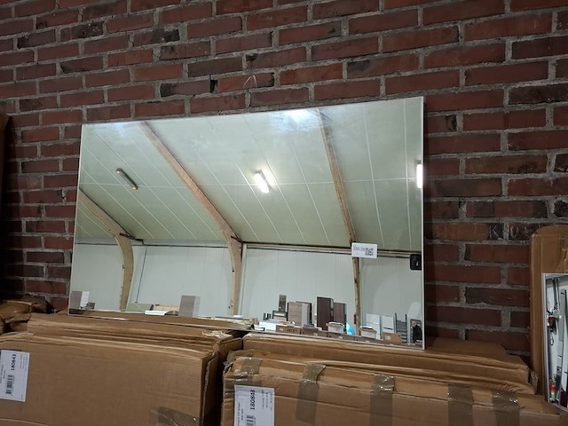 9x badkamerspiegel impero 120, mat wit - afbeelding 3 van  5