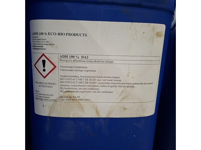 9x biologisch afbreekbaar matig alkalische reiniger, adh, 100% da2 - afbeelding 4 van  4