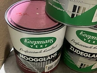 9x blikken verf, koopmans, zijdeglans, roze - afbeelding 3 van  4