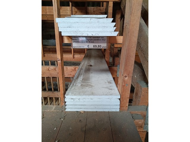9x boeidelen 310 cm lang - afbeelding 3 van  4