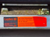 9x bordestrap, layher, allround, in transportbok - afbeelding 5 van  5