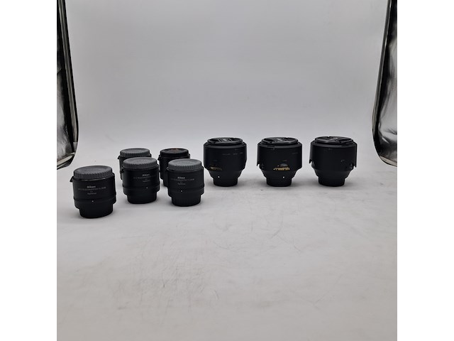 9x camera lens, nikon, o.a. af-s teleconverter tc-20 e 2x aspherical - afbeelding 1 van  9