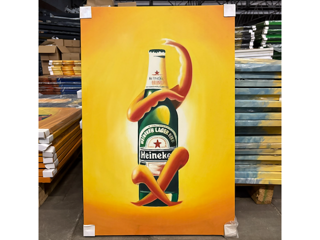 9x canvas schilderij heineken 60x90 - afbeelding 1 van  4