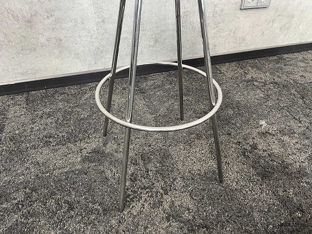 9x chromen barkruk - afbeelding 3 van  6