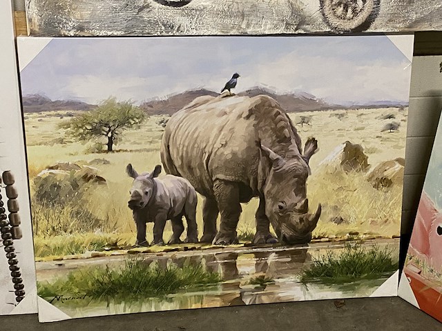 9x diverse schilderijen - afbeelding 5 van  8