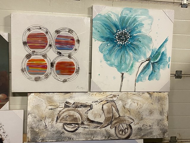 9x diverse schilderijen - afbeelding 6 van  8