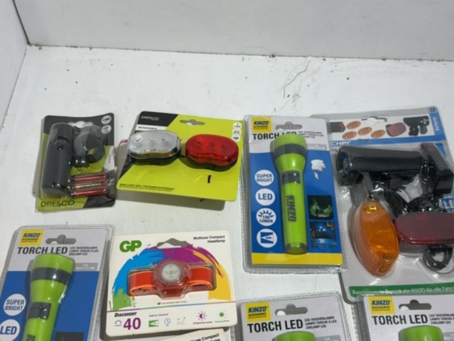 9x diverse verlichtingsproducten kinzo, gp lighting, en dresco - afbeelding 2 van  3