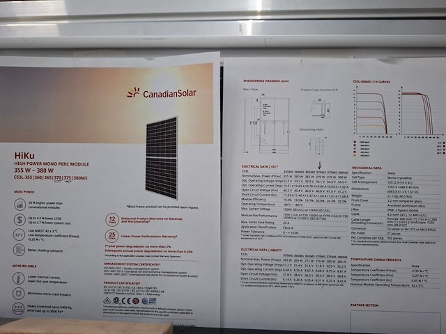 9x diverse zonnepaneel - afbeelding 10 van  11