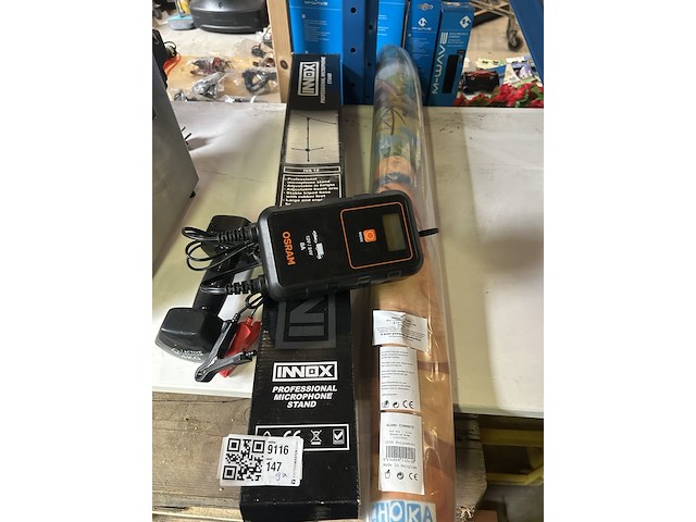 9x diversen w.o. ventilator, microscoop standaard, w.o. innox, osram - afbeelding 11 van  11