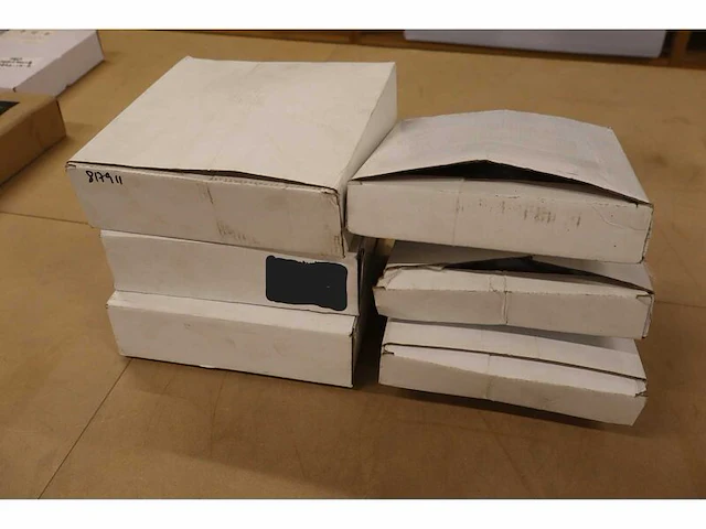9x douchekop, regendouche, chroom/wit - afbeelding 4 van  6
