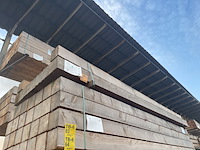 9x douglas balken fijnbezaagd, 150x150mm, lengte 400cm - afbeelding 4 van  4
