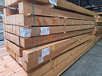 9x douglas balken fijnbezaagd, 150x150mm, lengte 400cm - afbeelding 4 van  4