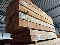 9x douglas balken fijnbezaagd, 200x200mm, lengte 300cm - afbeelding 4 van  4
