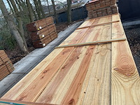 9x douglas veer en groef, 18x185mm, lengte 400cm