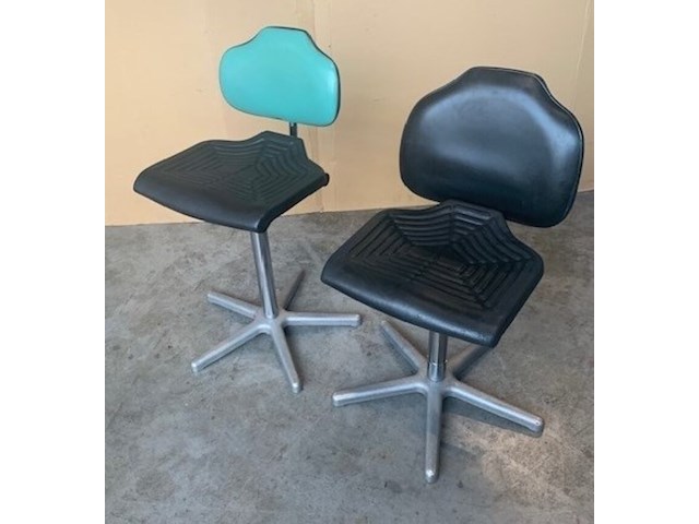 9x ergonomische stoelen inpakafdeling elbro, fx 45, zwart, bouwjaar 2015 - afbeelding 1 van  5