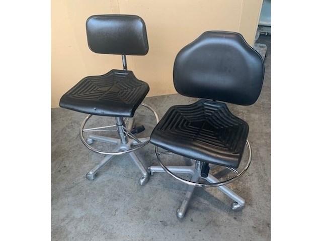 9x ergonomische stoelen inpakafdeling elbro, fx 45, zwart, bouwjaar 2015 - afbeelding 2 van  5