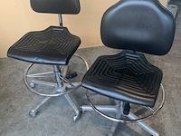 9x ergonomische stoelen inpakafdeling elbro, fx 45, zwart, bouwjaar 2015 - afbeelding 2 van  5