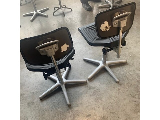 9x ergonomische stoelen inpakafdeling elbro, fx 45, zwart, bouwjaar 2015 - afbeelding 3 van  5