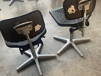9x ergonomische stoelen inpakafdeling elbro, fx 45, zwart, bouwjaar 2015 - afbeelding 3 van  5