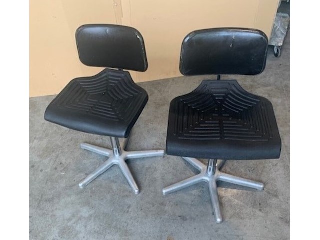 9x ergonomische stoelen inpakafdeling elbro, fx 45, zwart, bouwjaar 2015 - afbeelding 4 van  5