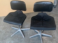 9x ergonomische stoelen inpakafdeling elbro, fx 45, zwart, bouwjaar 2015 - afbeelding 4 van  5