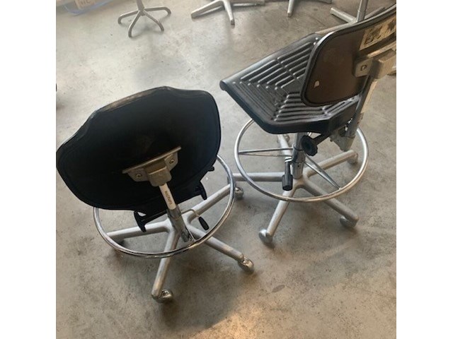 9x ergonomische stoelen inpakafdeling elbro, fx 45, zwart, bouwjaar 2015 - afbeelding 5 van  5