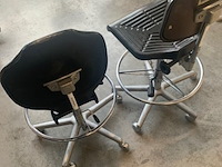 9x ergonomische stoelen inpakafdeling elbro, fx 45, zwart, bouwjaar 2015 - afbeelding 5 van  5