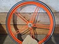 9x fiets voorwiel met velg - afbeelding 3 van  4