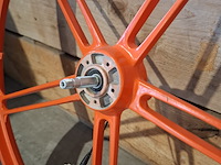 9x fiets voorwiel met velg - afbeelding 4 van  4