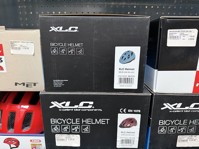 9x fietshelm abus, met, xlc, urban iki - afbeelding 7 van  9