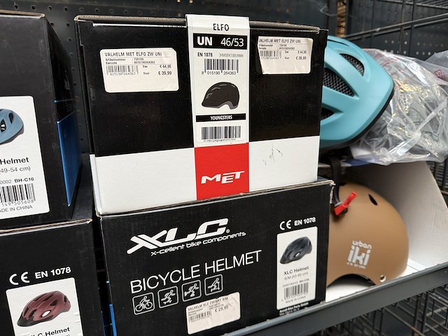 9x fietshelm abus, met, xlc, urban iki - afbeelding 8 van  9